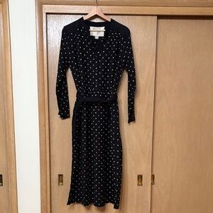 NWT Ace & Jig Grace Dress in Black Dot S